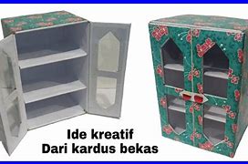 Lemari Dari Kardus Kulkas